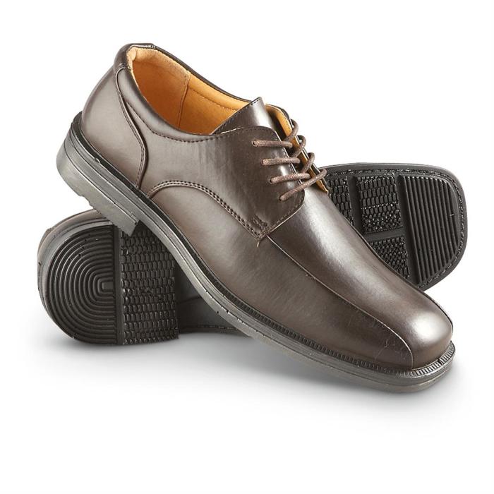 Mens brown dress shoes wide width