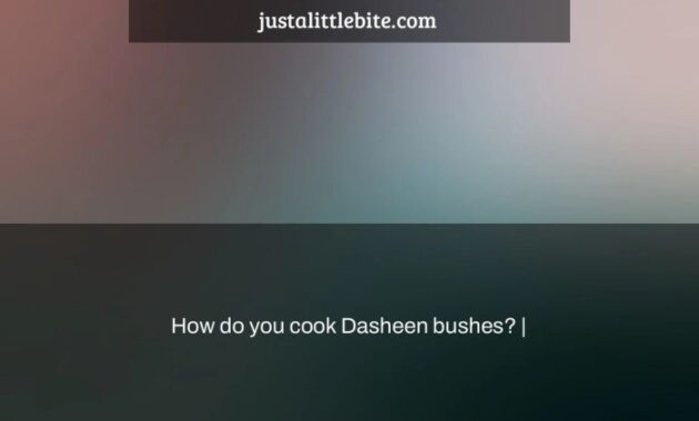 How to Cook Dasheen Bush Trini Style A Flavorful Trinidadian Delight