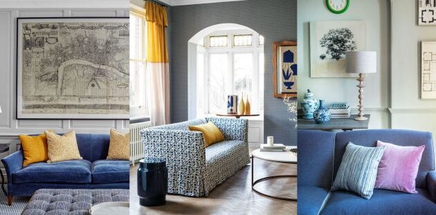 How to decorate living room with blue couch – Tips and Ideas