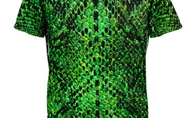 Mens Snakeskin Dress Shirt Stylish and Sophisticated Attire for Men