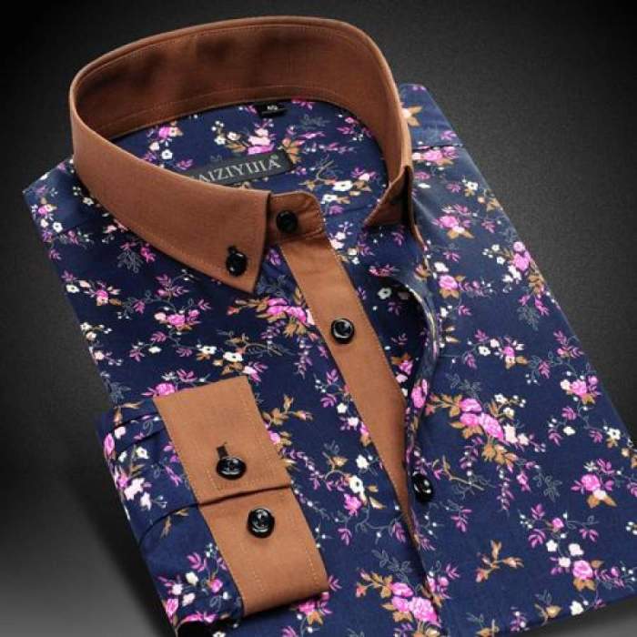 Violet mens dress shirt