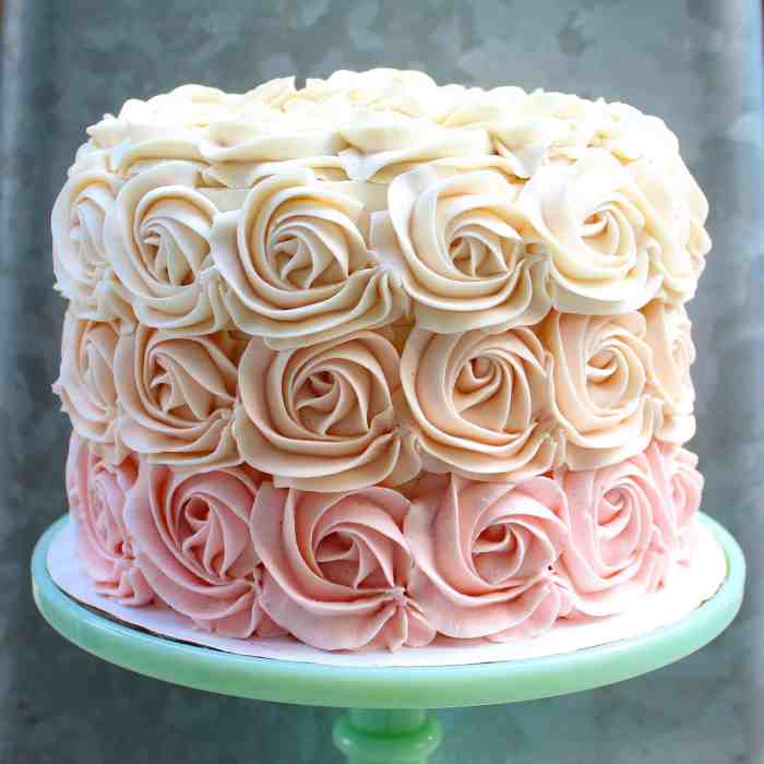 How to make butter icing decoration on cake