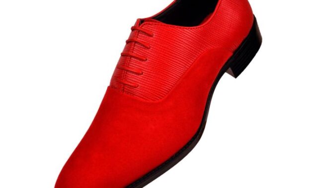 Striking Mens Red Dress Shoes Elevate Your Style with Bold Sophistication