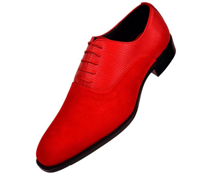 Mens red dress shoes