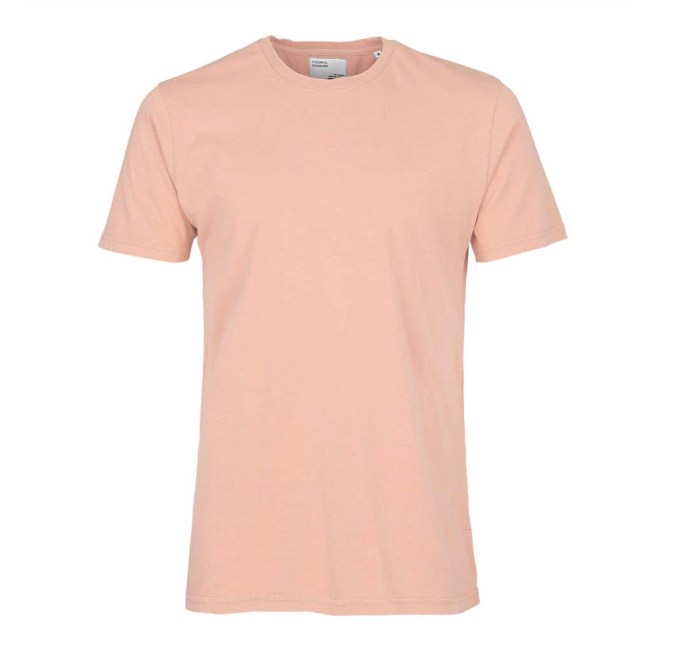 Peach color mens dress shirt