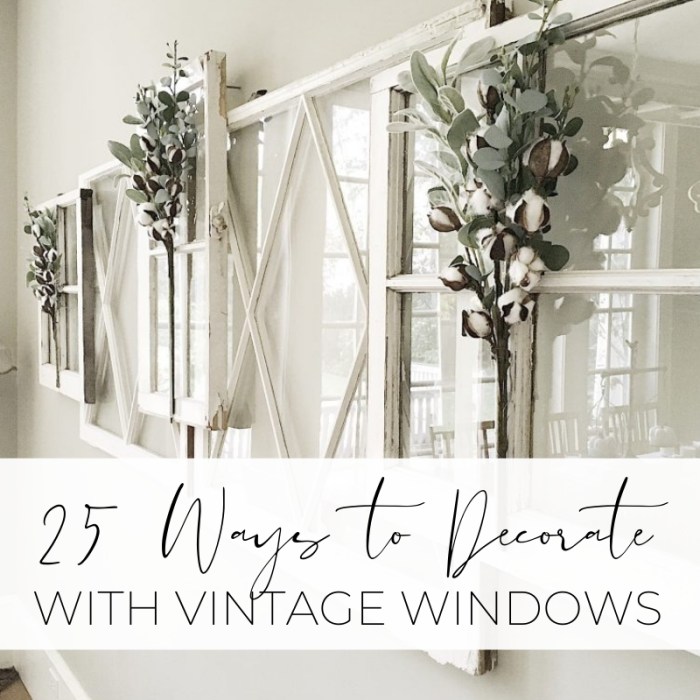 How to decorate an old window screen